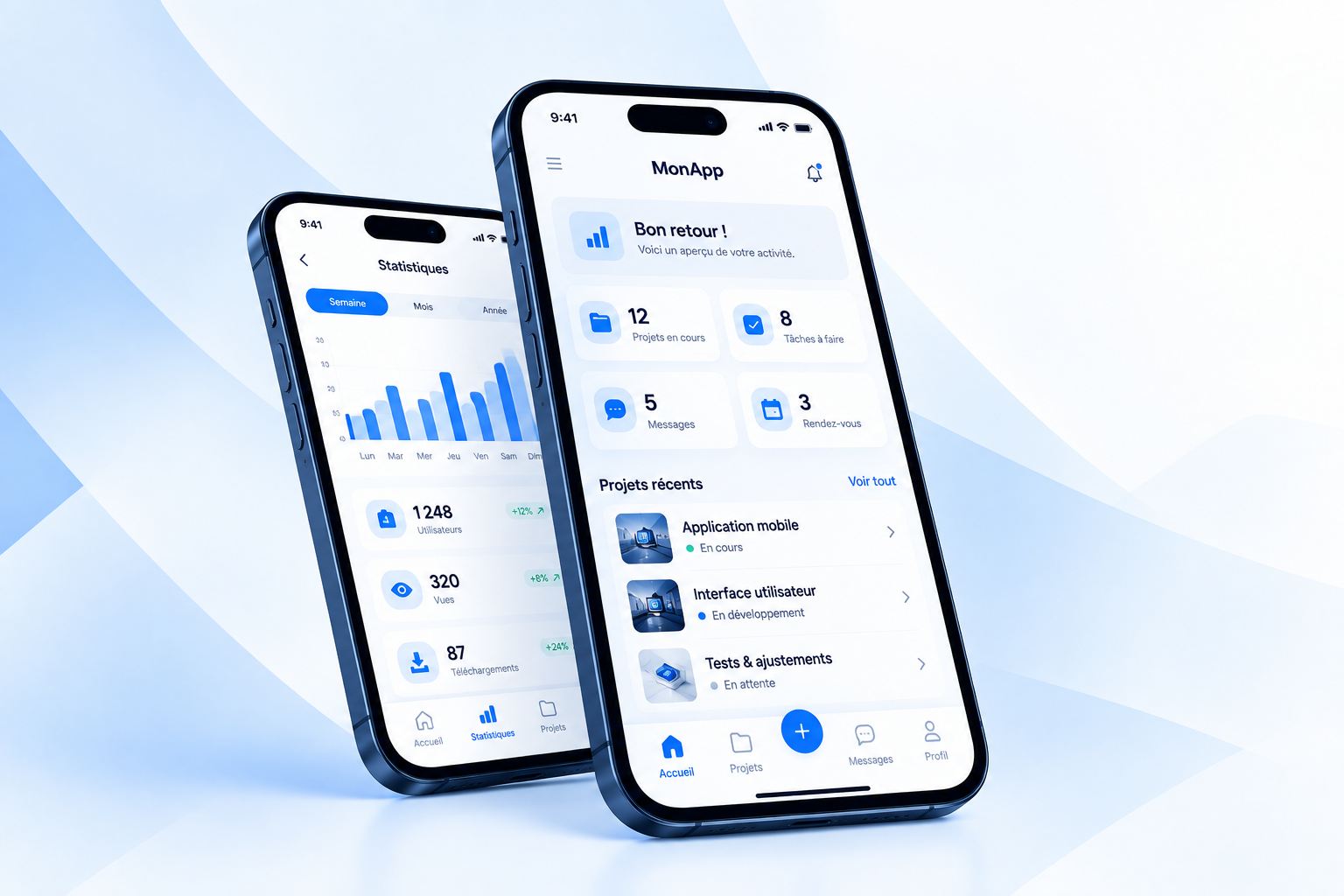 Illustration du service Applications web